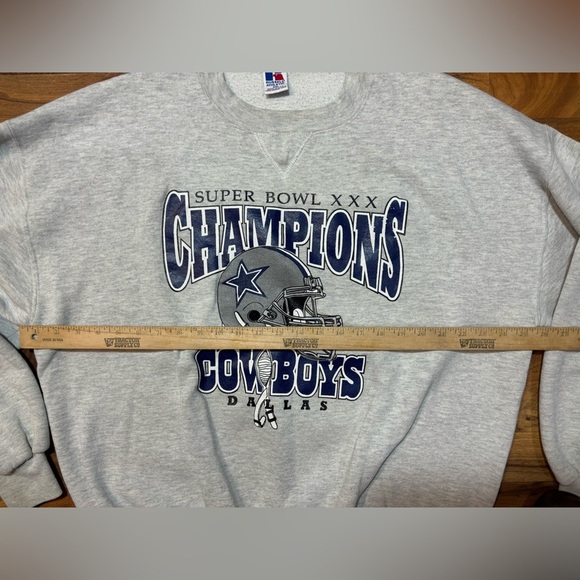 Vintage Cowboys Super Bowl XXX Sweatshirt XXL - Picture 3 of 7